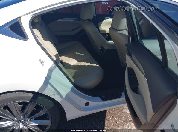 JM1GL1VM7L1511856 2020 MAZDA 6 White VIN კოდის სტიკერის ხედი