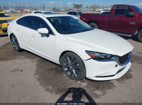 JM1GL1VM7L1511856 2020 MAZDA 6 White წინა მარჯვენა