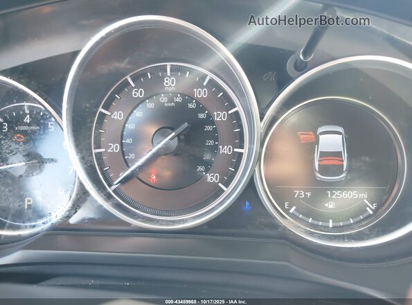 JM1GL1VM7L1511856 2020 MAZDA 6 White უკანა სავარძლების ხედი
