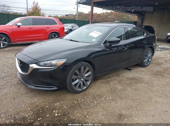 JM1GL1VM8K1505420 2019 MAZDA 6 Черный Передняя левая четверть