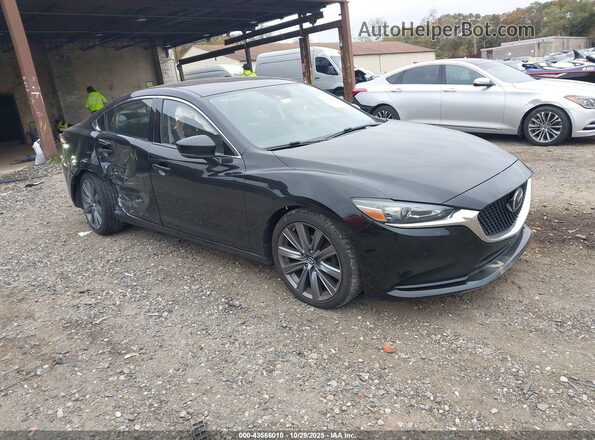 JM1GL1VM8K1505420 2019 MAZDA 6 Черный Передняя правая четверть