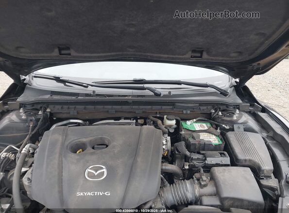 JM1GL1VM8K1505420 2019 MAZDA 6 Черный Вид сзади