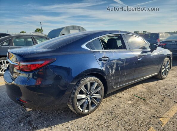 JM1GL1VM8K1505711 2019 MAZDA 6 Синий Задняя правая четверть