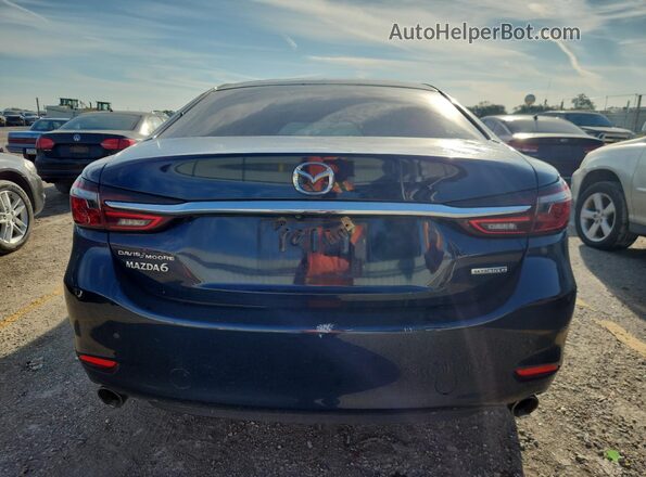 JM1GL1VM8K1505711 2019 MAZDA 6 Синий Вид сзади