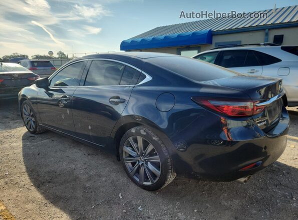 JM1GL1VM8K1505711 2019 MAZDA 6 Синий Задняя левая четверть