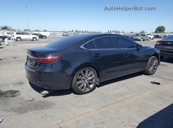 JM1GL1VM8M1619159 2021 MAZDA 6 Black Հետևի աջ