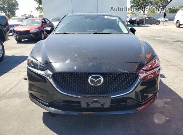 JM1GL1VM8M1619159 2021 MAZDA 6 Black Դիմացի տեսք