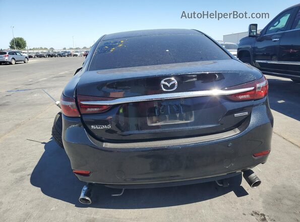 JM1GL1VM8M1619159 2021 MAZDA 6 Black Հետևի տեսք