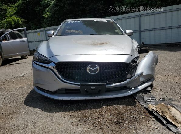 JM1GL1VM9J1313681 2018 MAZDA 6 Серебряный Вид спереди