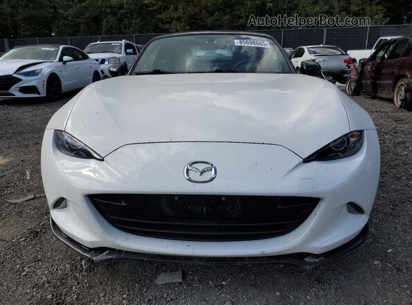 JM1NDAC72H0124811 2017 MAZDA MX-5 Белый Вид спереди
