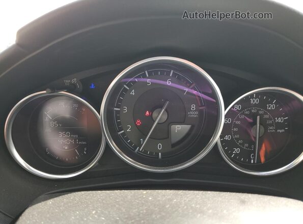 JM1NDAC72H0124811 2017 MAZDA MX-5 Белый Вид щитка приборов
