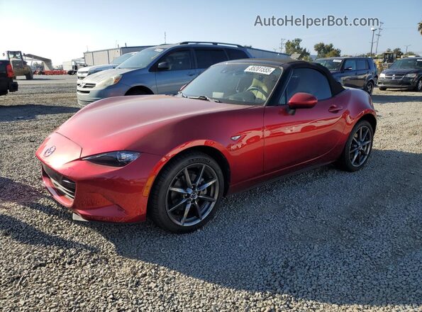 JM1NDAD73J0200475 2018 MAZDA MX-5 Красный Передняя левая четверть