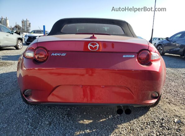 JM1NDAD73J0200475 2018 MAZDA MX-5 Красный Вид сзади