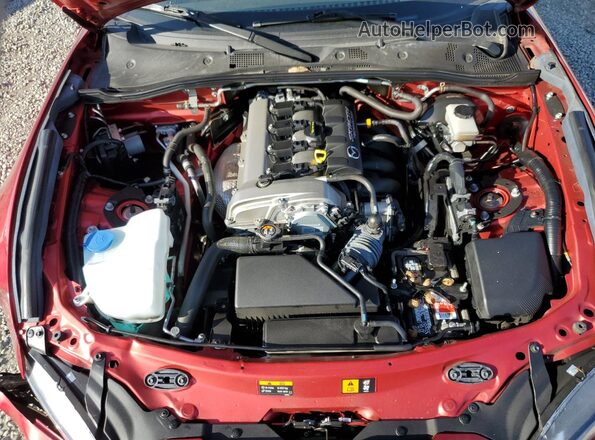 JM1NDAD73J0200475 2018 MAZDA MX-5 Красный Вид задней части салона