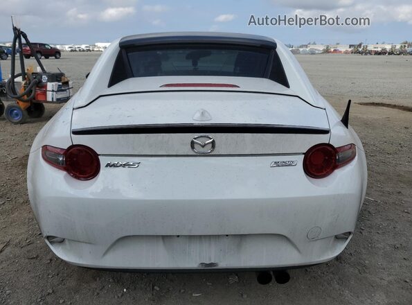 JM1NDAL71H0103528 2017 MAZDA MX-5 Белый Вид сзади