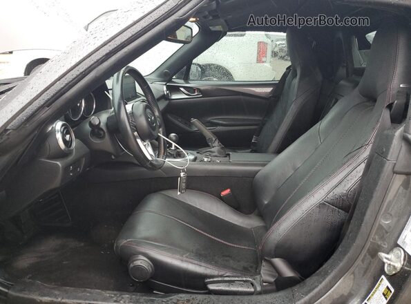 JM1NDAM71J0202712 2018 MAZDA MX-5 Gray Vista interior delantera