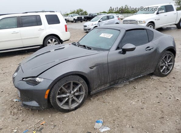 JM1NDAM71J0202712 2018 MAZDA MX-5 Gray Vista tres cuartos delantera izquierda
