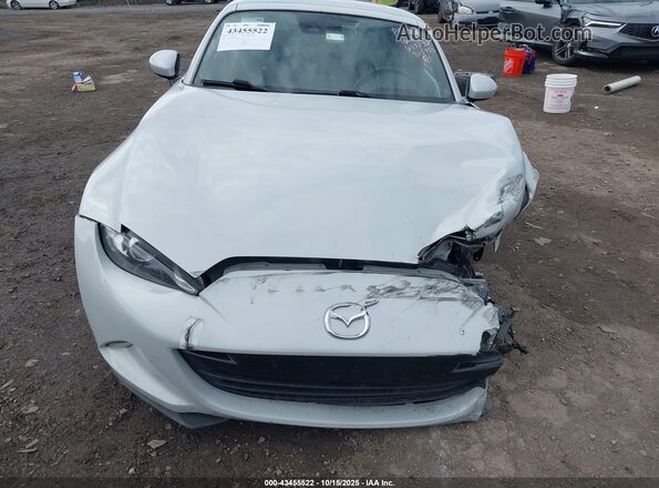 JM1NDAM7XK0305953 2019 MAZDA MX-5 MIATA RF White Widok deski rozdzielczej