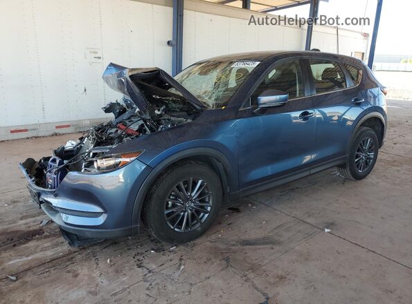 JM3KFABM7L0860583 2020 MAZDA CX-5 Blue Przód lewy