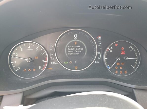 JM3KJBHD3S1125717 2025 MAZDA CX-70 White Vista del cuadro de instrumentos