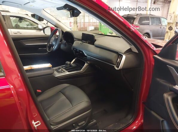 JM3KKBHA0R1155643 2024 MAZDA CX-90 PHEV Красный Вид салона спереди