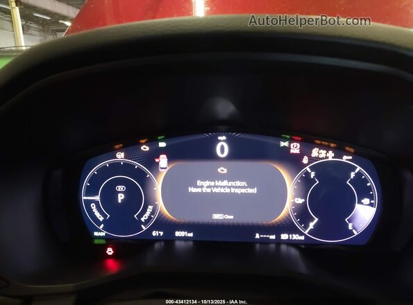 JM3KKBHA0R1155643 2024 MAZDA CX-90 PHEV Красный Вид задних сидений