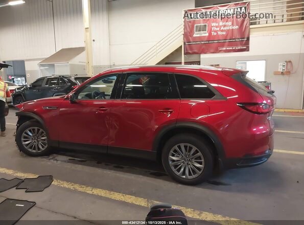 JM3KKBHA0R1155643 2024 MAZDA CX-90 PHEV Красный Панорамный вид салона 360°