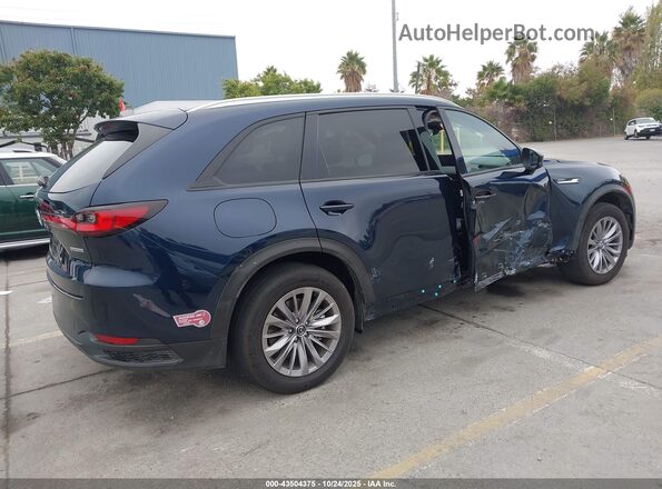JM3KKBHA9R1156418 2024 MAZDA CX-90 PHEV Синий Задняя правая четверть