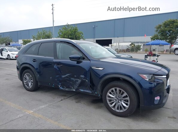 JM3KKBHA9R1156418 2024 MAZDA CX-90 PHEV Синий Вид спереди