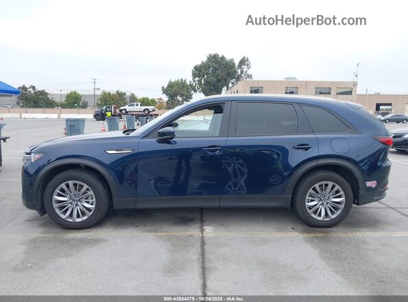JM3KKBHA9R1156418 2024 MAZDA CX-90 PHEV Синий Панорамный вид салона 360°
