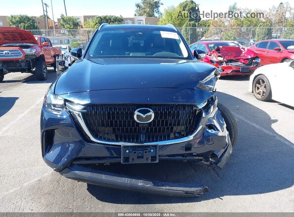 JM3KKBHD2S1237583 2025 MAZDA CX-90 Blue Widok wnętrza z tyłu