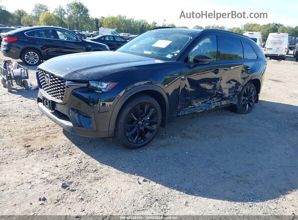 JM3KKCHA8S1249099 2025 MAZDA CX-90 PHEV Черный Передняя левая четверть
