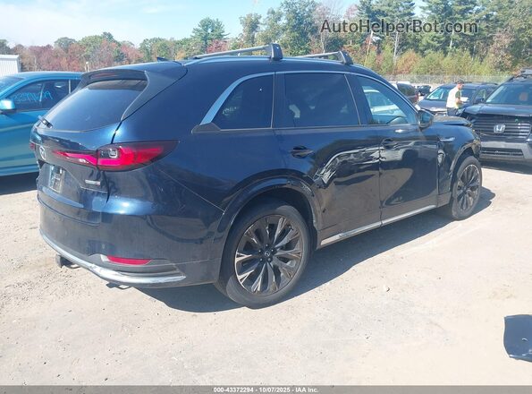 JM3KKEHC1R1168288 2024 MAZDA CX-90 Blue Trasero derecho