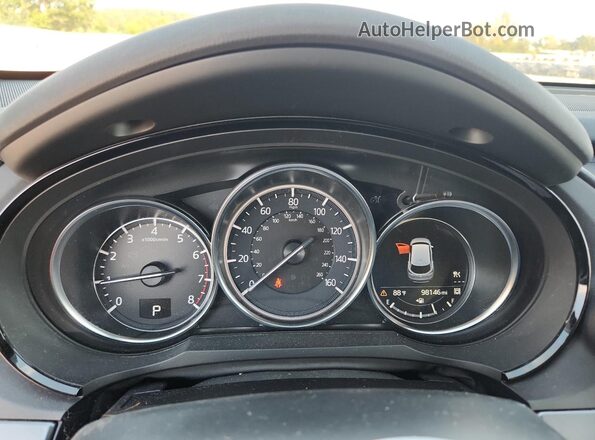 JM3TCBBY1J0212126 2018 MAZDA CX-9 Черный Вид щитка приборов