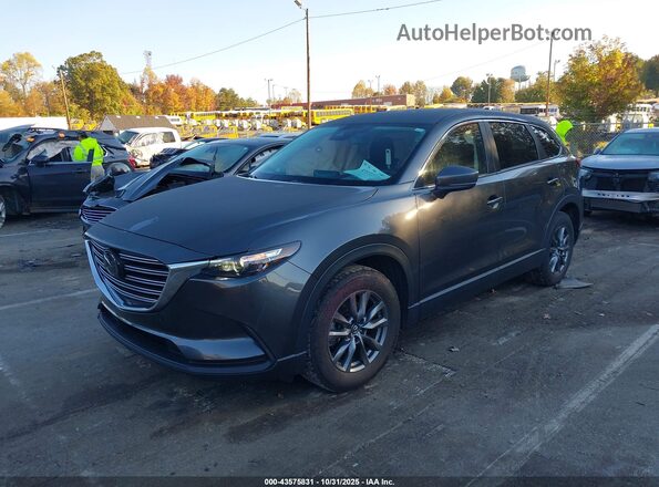 JM3TCBBY3N0601744 2022 MAZDA CX-9 Gray Vista tres cuartos delantera izquierda