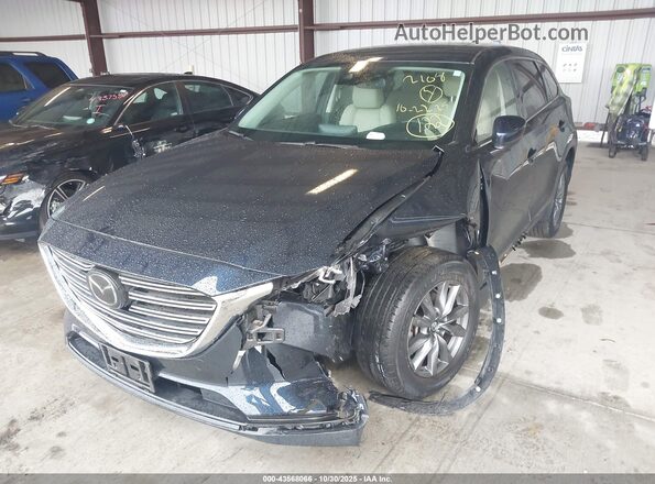 JM3TCBCY4P0645933 2023 MAZDA CX-9 Синий Передняя левая четверть