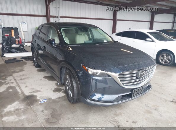 JM3TCBCY4P0645933 2023 MAZDA CX-9 Синий Передняя правая четверть