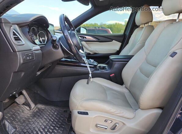 JM3TCBDY1J0200975 2018 MAZDA CX-9 Blue Front interior view