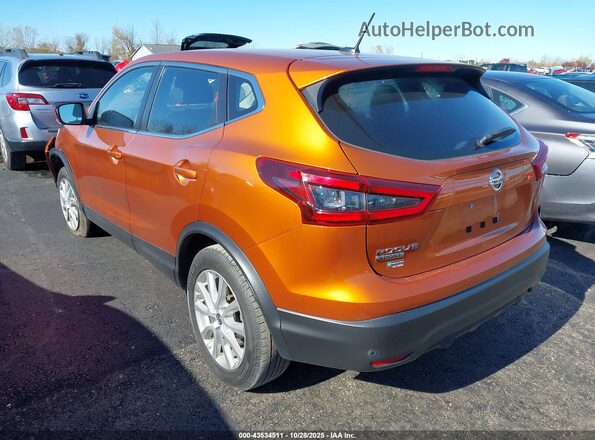 JN1BJ1AV3NW340174 2022 NISSAN ROGUE Orange Trasero izquierdo