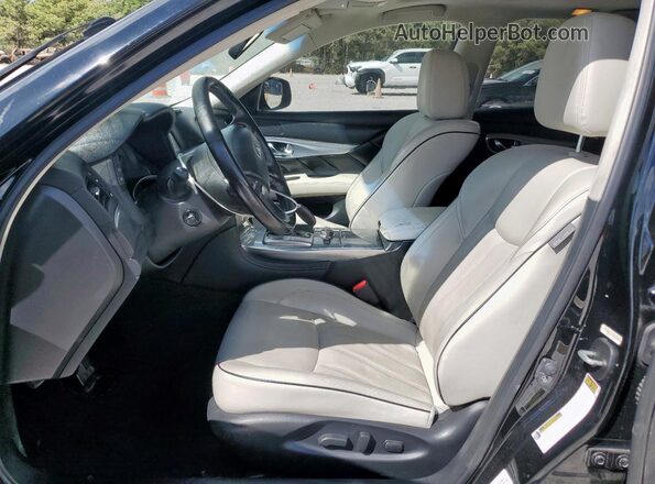 JN1BY1AP0GM221123 2016 INFINITI Q70 Black Widok wnętrza z przodu