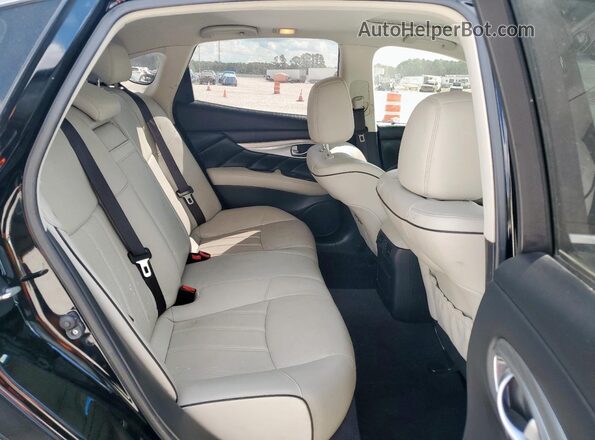 JN1BY1AP0GM221123 2016 INFINITI Q70 Black Widok tylnych siedzeń