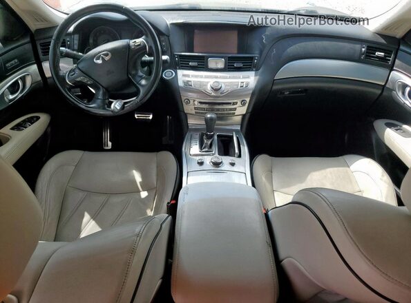 JN1BY1AP0GM221123 2016 INFINITI Q70 Black Widok deski rozdzielczej