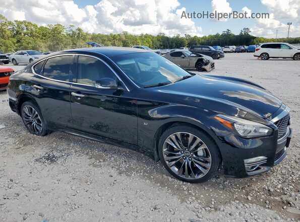 JN1BY1AP0GM221123 2016 INFINITI Q70 Black Przód prawy