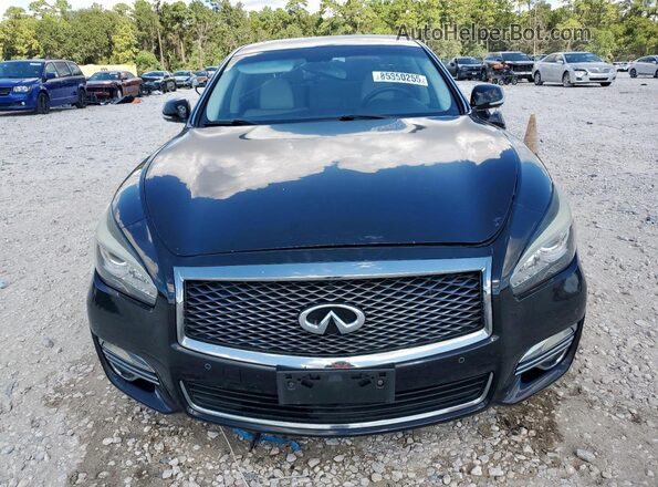 JN1BY1AP0GM221123 2016 INFINITI Q70 Black Widok z przodu