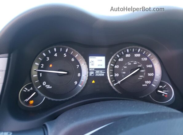 JN1BY1AP0HM740092 2017 INFINITI Q70 Серый Вид щитка приборов