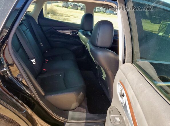JN1BY1AR8JM220522 2018 INFINITI Q70 Black Vista de los asientos traseros