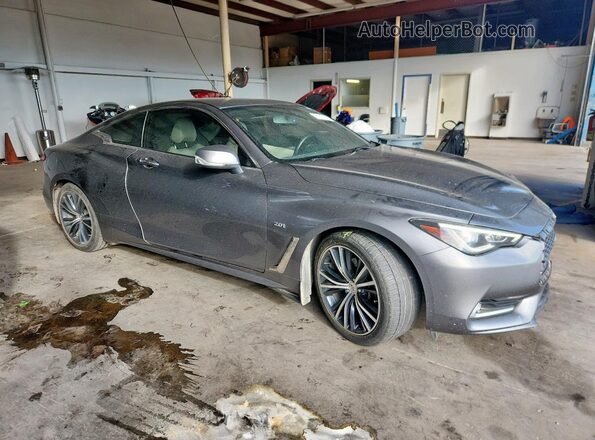 JN1CV7EKXJM200172 2018 INFINITI Q60 Серый Передняя правая четверть