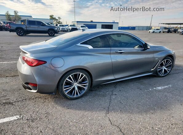 JN1CV7EKXJM200172 2018 INFINITI Q60 Серый Задняя правая четверть