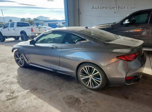 JN1CV7EKXJM200172 2018 INFINITI Q60 Серый Задняя левая четверть