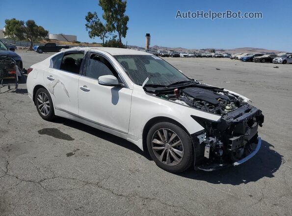 JN1EV7APXMM700539 2021 INFINITI Q50 White Передня права чверть